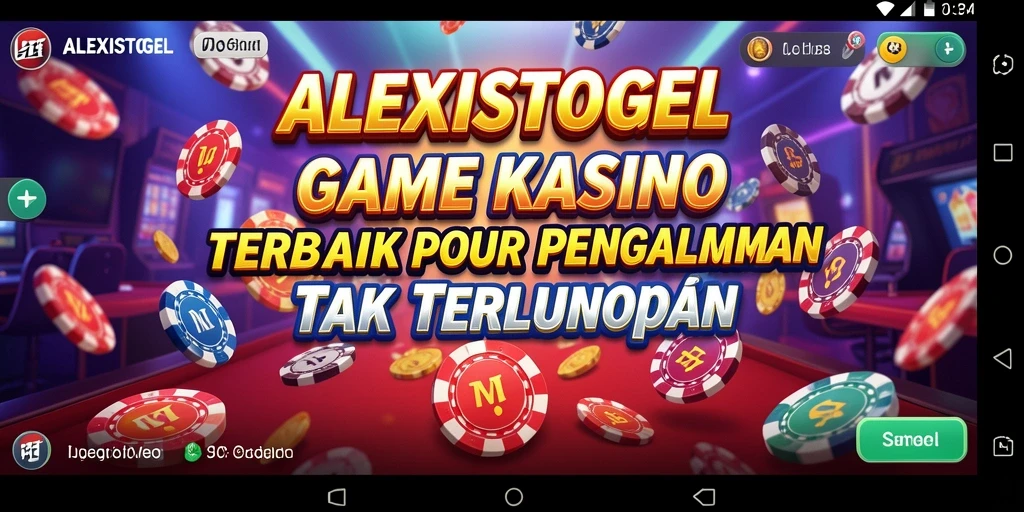 Tampilan menarik dari gameplay ALEXISTOGEL yang menggugah selera bermain Kasino.
