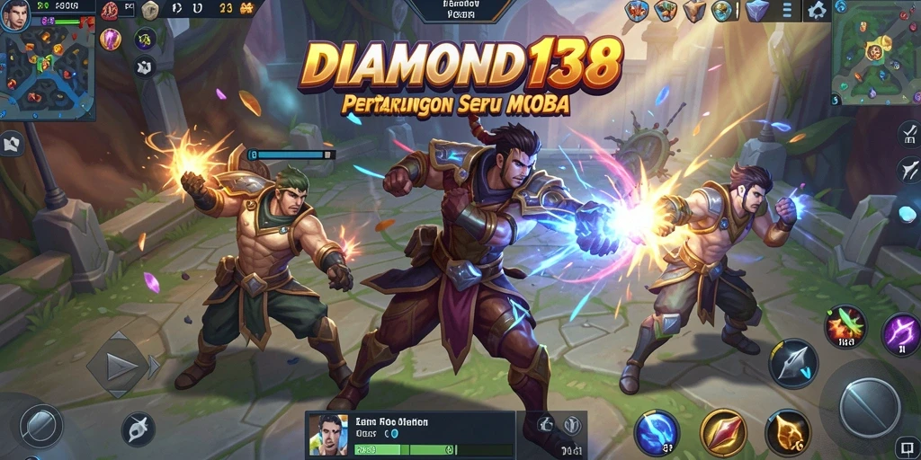 Tangkapan layar dari gameplay menarik di DIAMOND138.