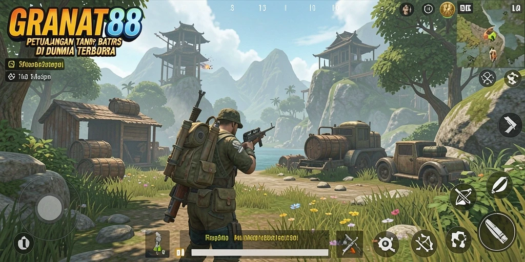Gameplay seru di dunia terbuka dengan eksplorasi mendalam.