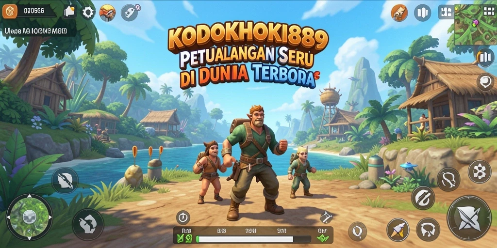 Gameplay menakjubkan KODOKHOKI889 di dunia terbuka.