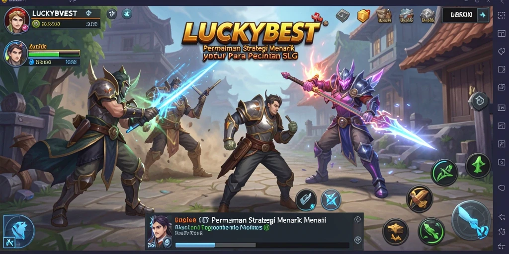 Tampilan gameplay LUCKYBEST dengan strategi mendalam dan grafis menarik.