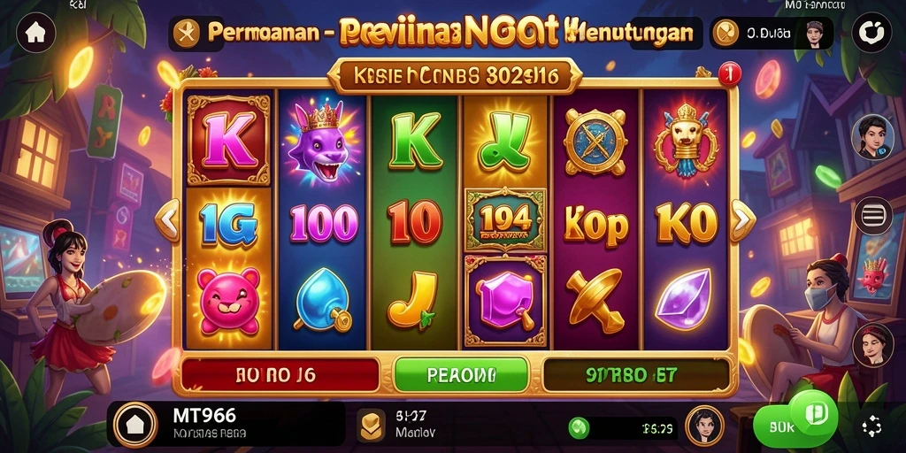 Tampak asyik bermain Slot MT966 dengan grafik menarik.