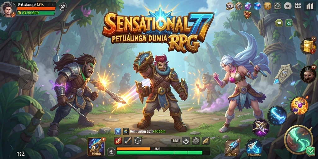 Tampilan gameplay SENSATIONAL77 yang menakjubkan dan mendebarkan.